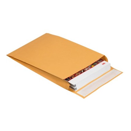 Bsc Preferred 10 x 15 x 2'' Kraft Expandable Self-Seal Envelopes, 250PK EN1074